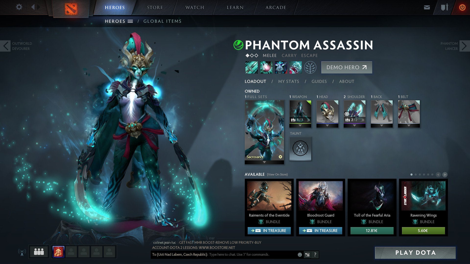 Detail Phantom Assassin Set Nomer 20