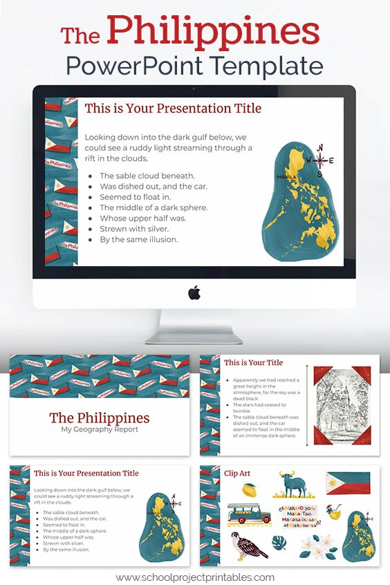 Detail Philippines Powerpoint Template Nomer 38