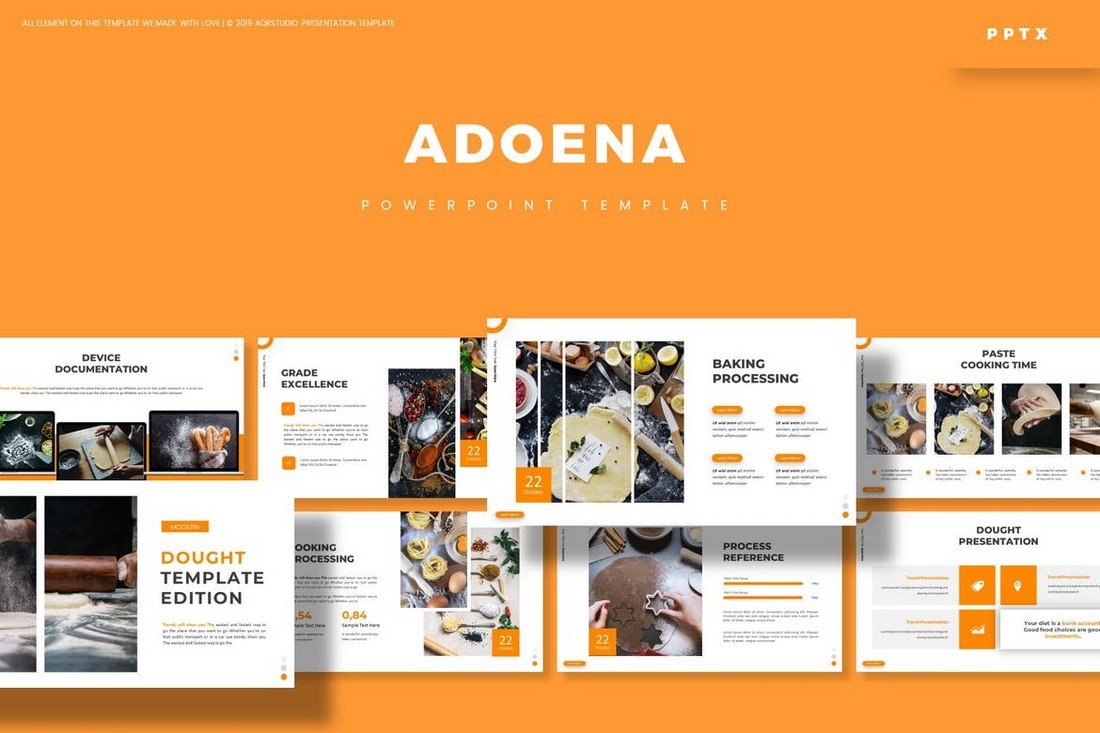 Detail Phoenix Minimal Powerpoint Template Nomer 23