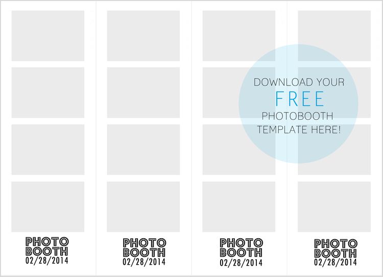 Detail Photo Booth Strips Template Free Nomer 10