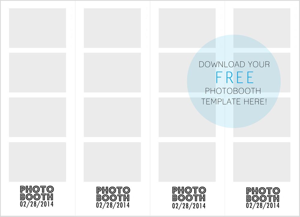Detail Photo Booth Template Free Download Nomer 43
