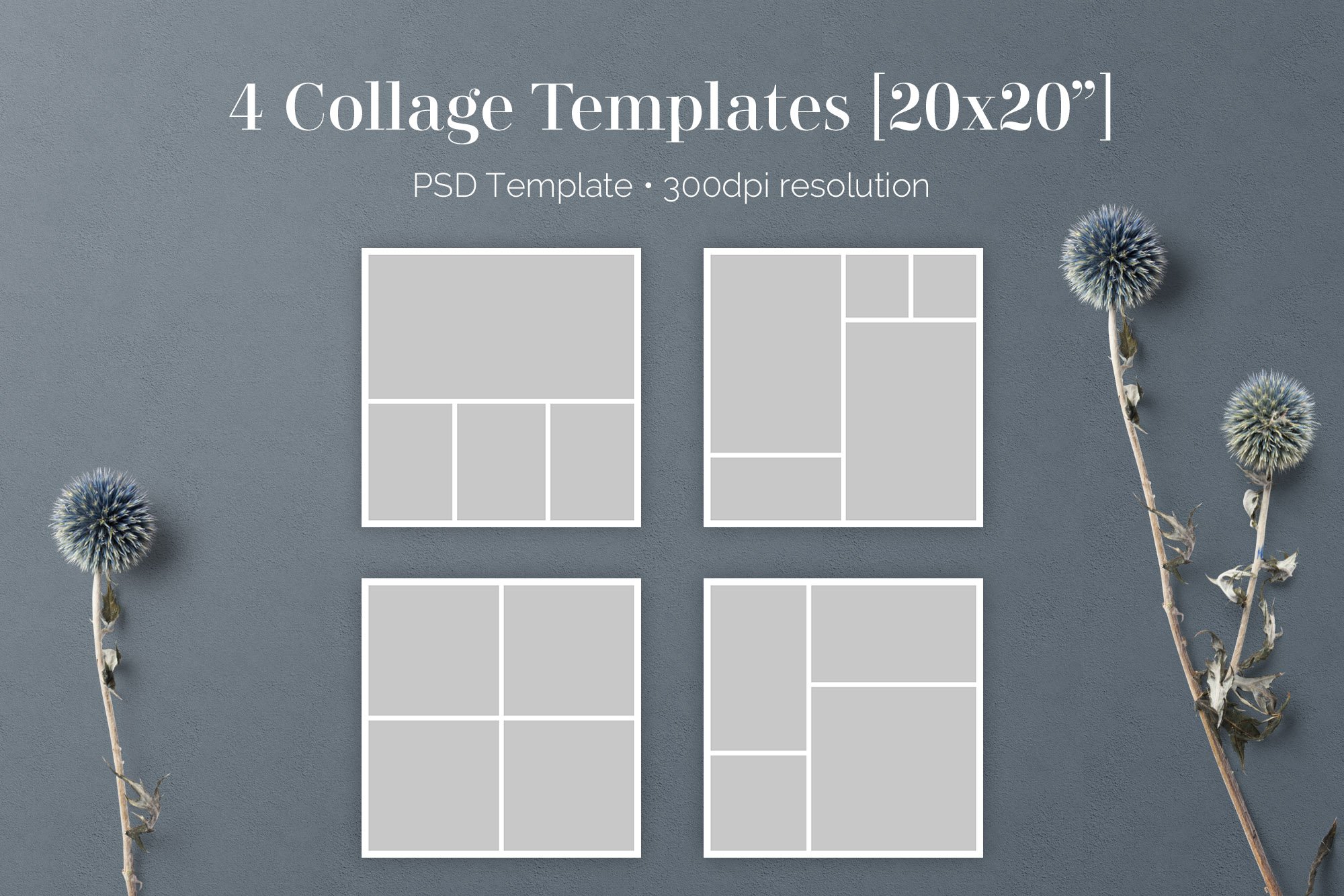 Detail Photo Collage Template Psd Free Nomer 22