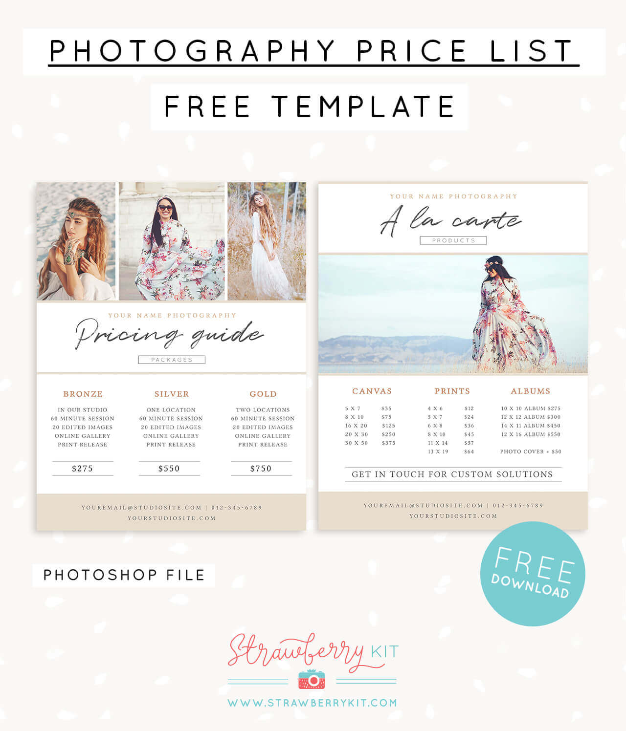 Photography Packages Template - KibrisPDR