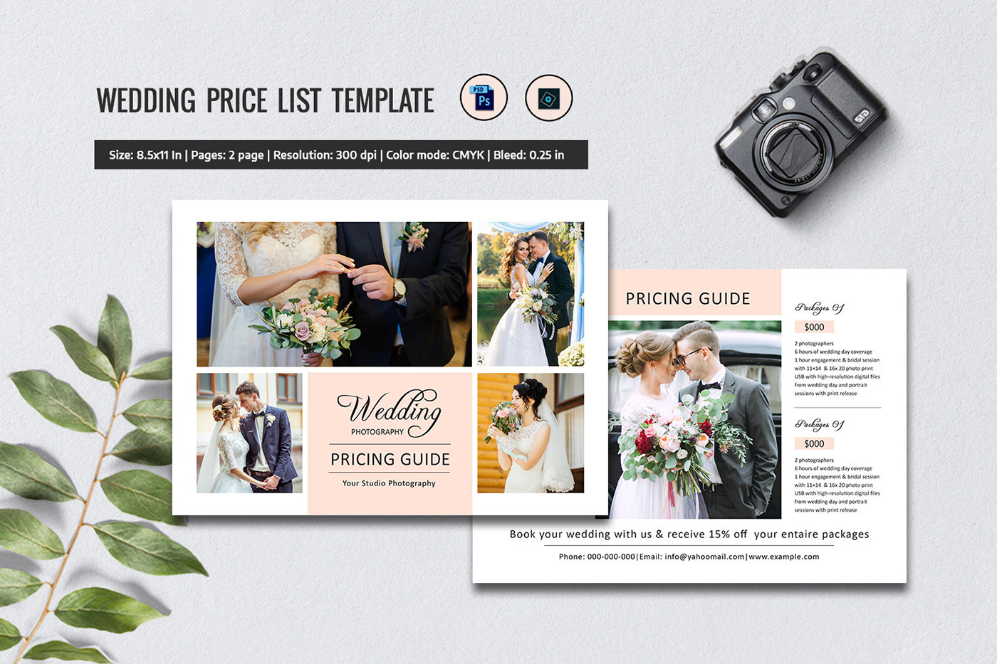 Detail Photography Packages Template Nomer 17