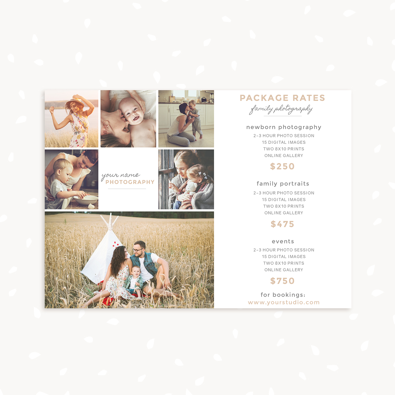 Detail Photography Packages Template Nomer 28