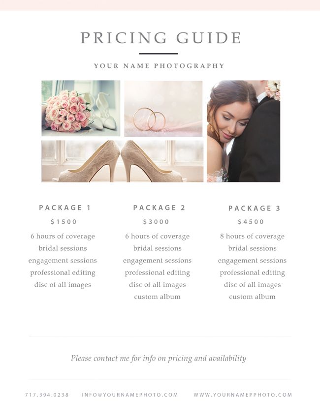 Detail Photography Packages Template Nomer 32