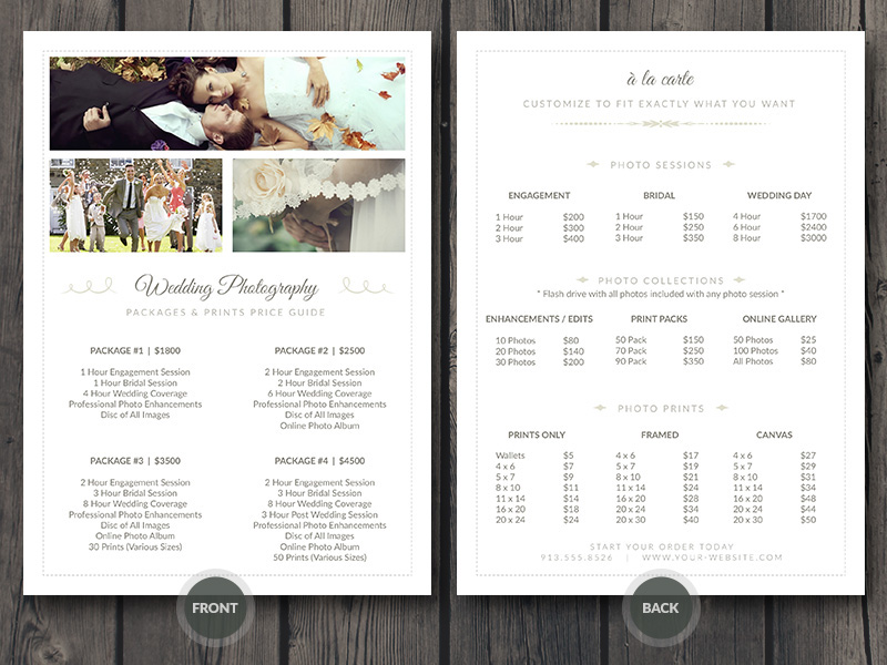 Detail Photography Packages Template Nomer 42