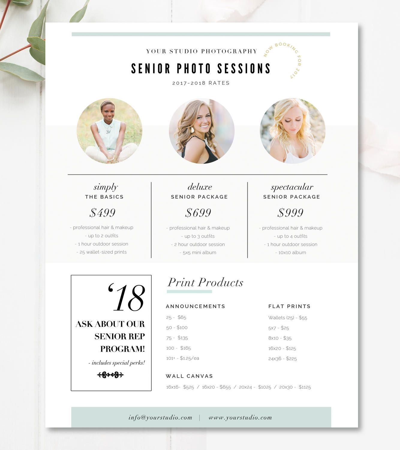 Detail Photography Packages Template Nomer 48