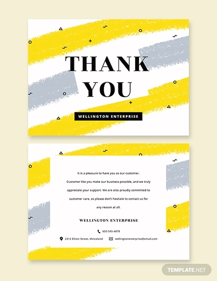 Detail Photoshop Thank You Card Template Nomer 13