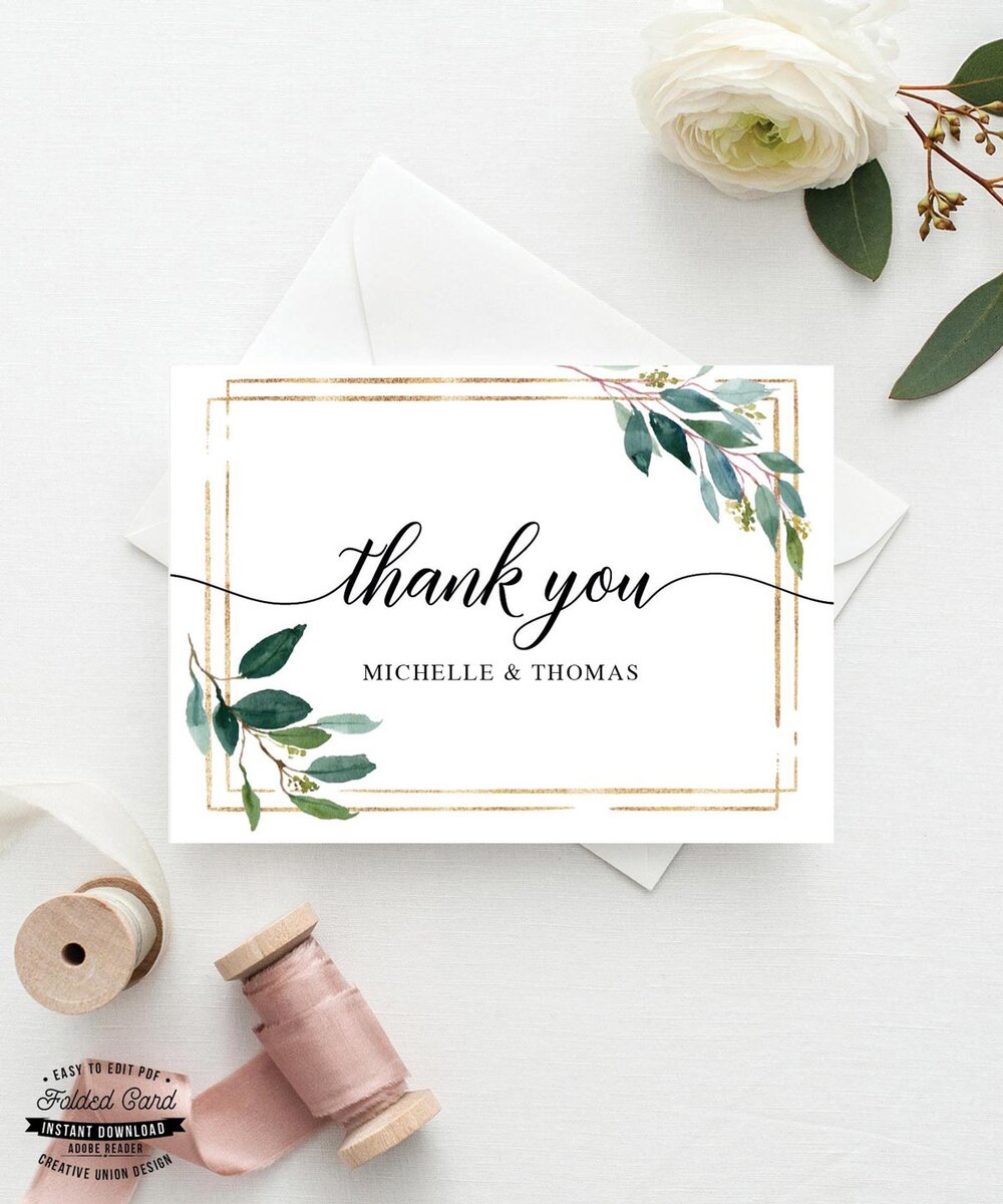 Detail Photoshop Thank You Card Template Nomer 37