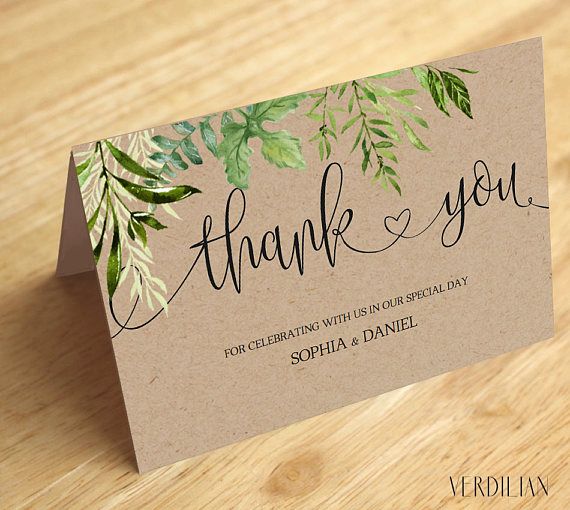 Detail Photoshop Thank You Card Template Nomer 49