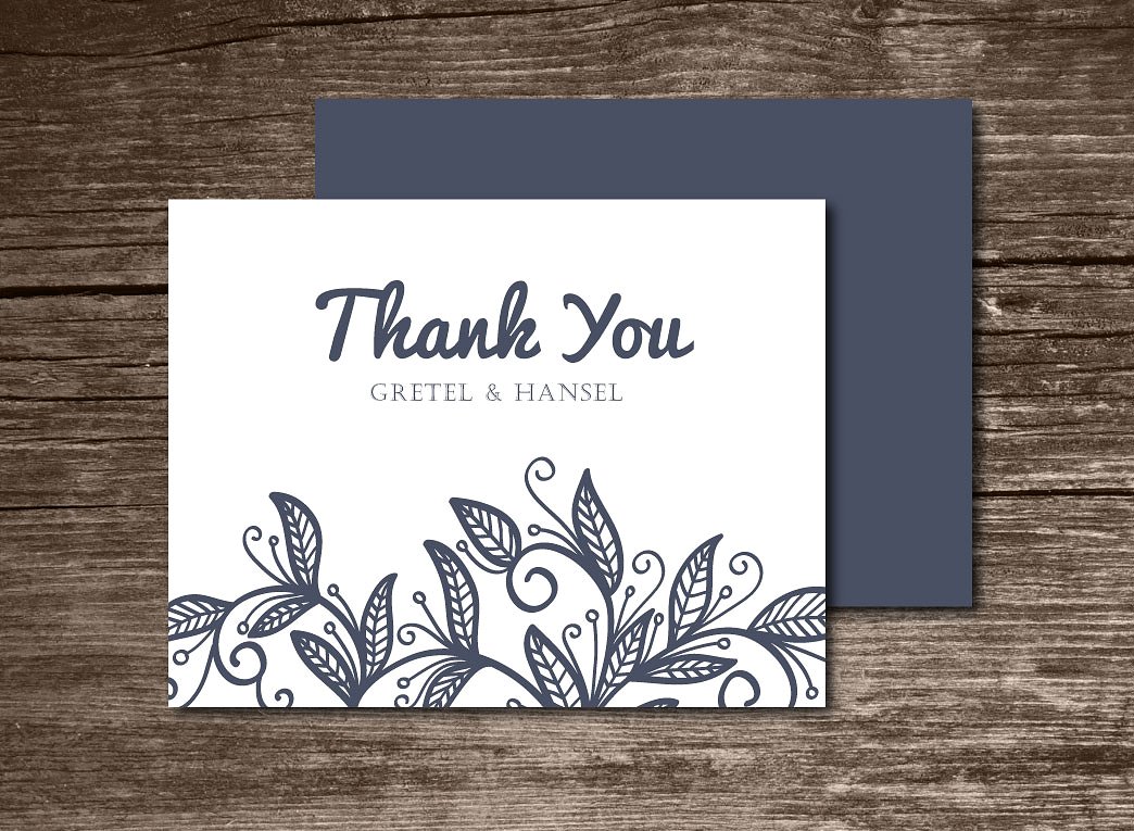 Detail Photoshop Thank You Card Template Nomer 10