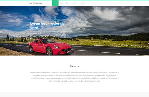 Detail Php Bootstrap Template Nomer 18