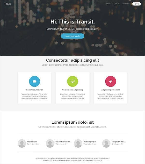 Detail Php Bootstrap Template Nomer 3