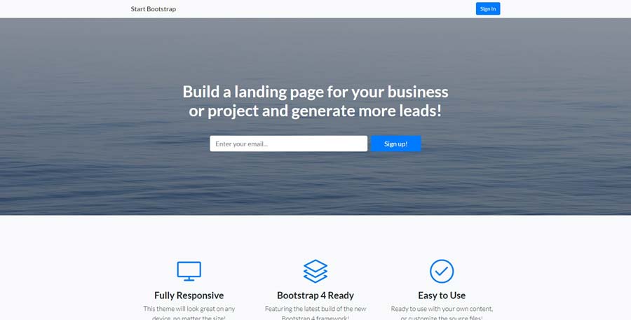 Detail Php Bootstrap Template Nomer 50