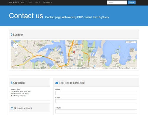 Detail Php Contact Form Template Free Download Nomer 16
