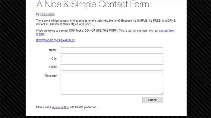 Detail Php Contact Form Template Free Download Nomer 22