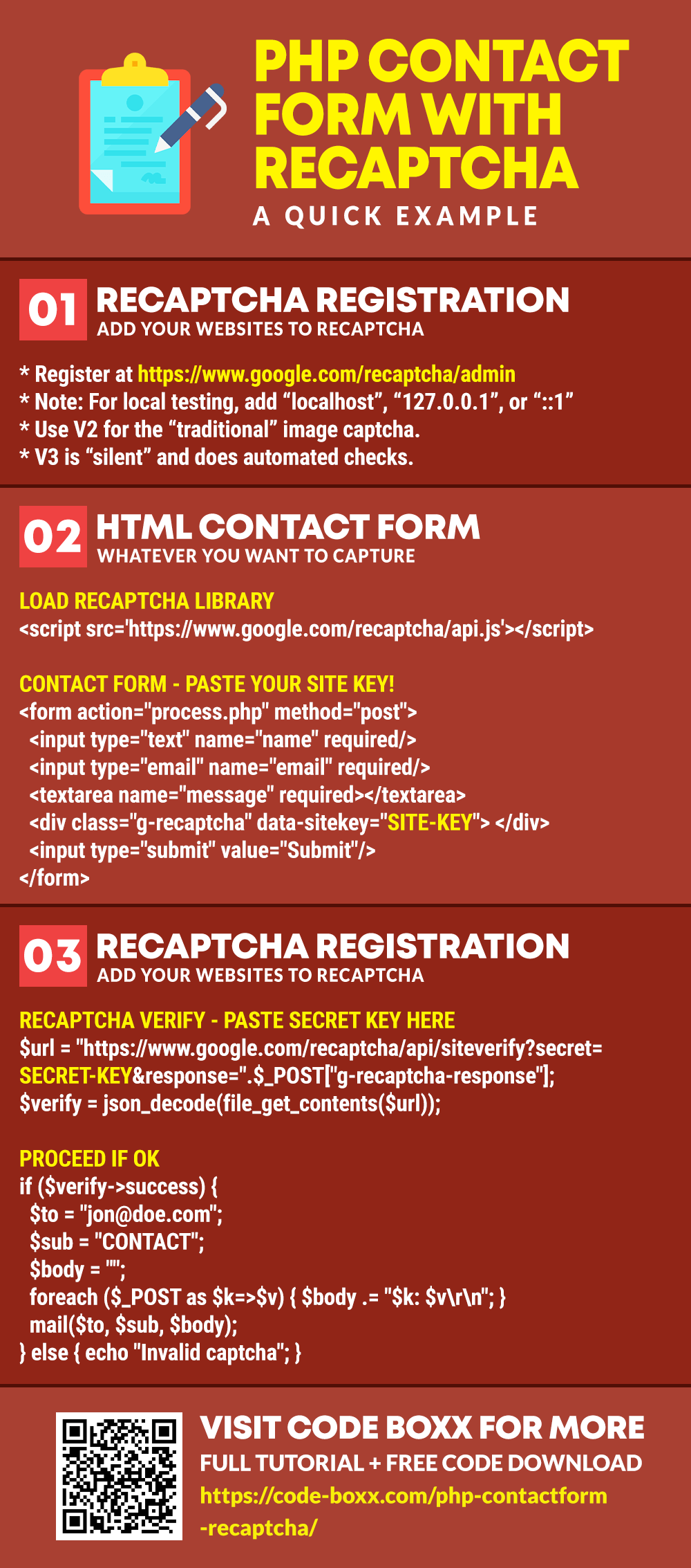 Detail Php Contact Form Template Free Download Nomer 50