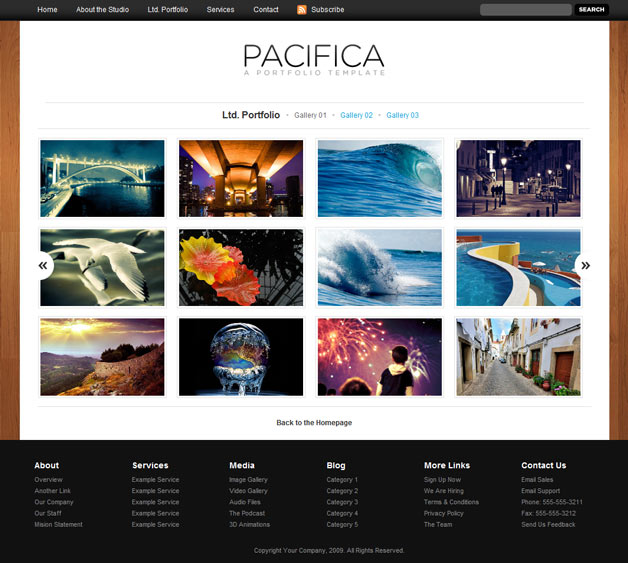 Detail Php Gallery Template Nomer 13