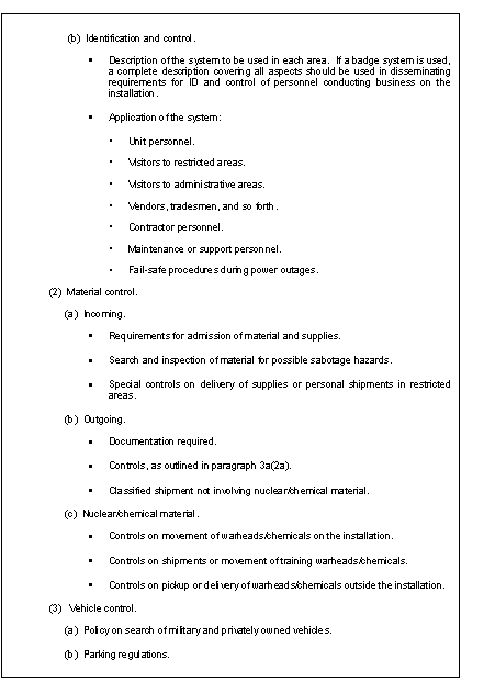 Detail Physical Security Plan Template Nomer 8