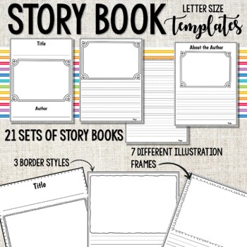 Detail Picture Story Book Template Nomer 3