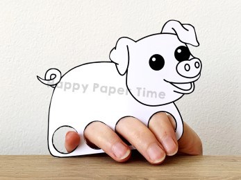 Detail Pig Craft Template Nomer 31