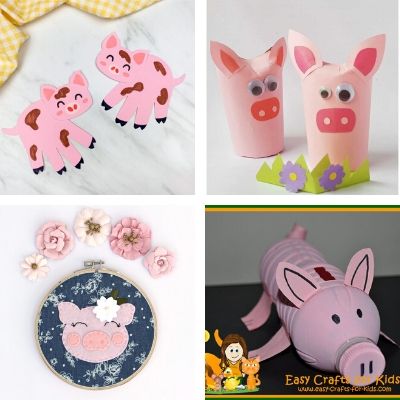 Detail Pig Craft Template Nomer 44