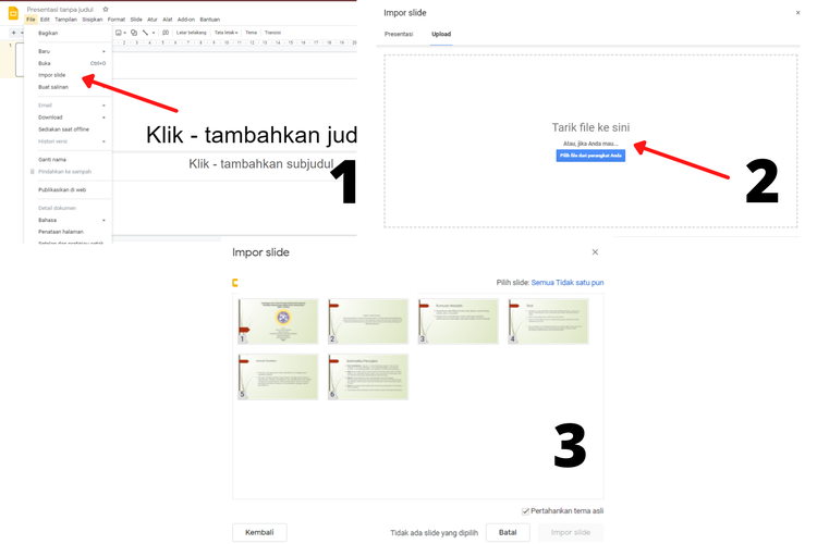 Detail Pilihan Template Untuk Seluruh Slide Yang Ada Disebut Nomer 35