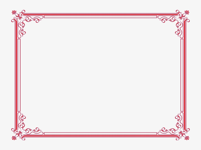 Detail Pink Border Template Nomer 2
