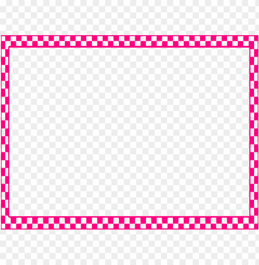 Detail Pink Border Template Nomer 39