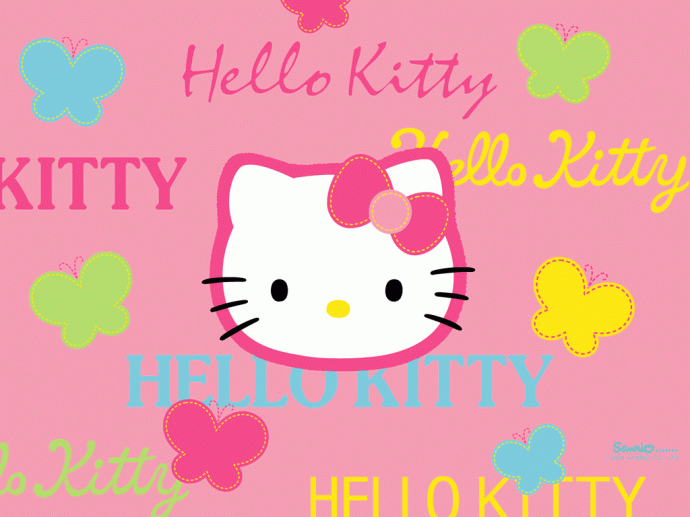 Download Pink Hello Kitty Wallpaper Nomer 28