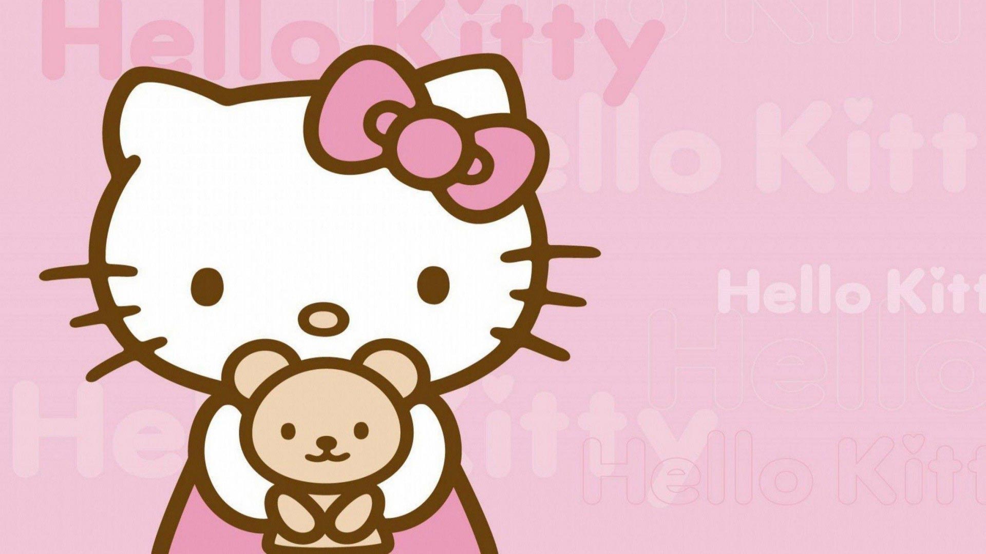 Detail Pink Hello Kitty Wallpaper Nomer 43