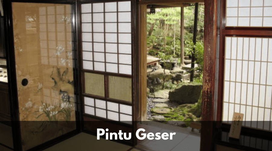 Detail Pintu Geser Rumah Tradisional Jepang Disebut Nomer 35