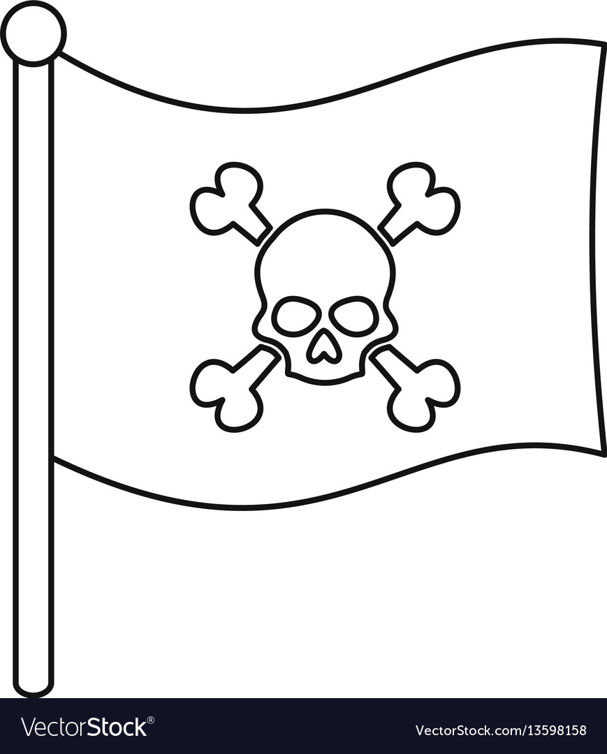 Detail Pirate Flag Printable Template Nomer 16