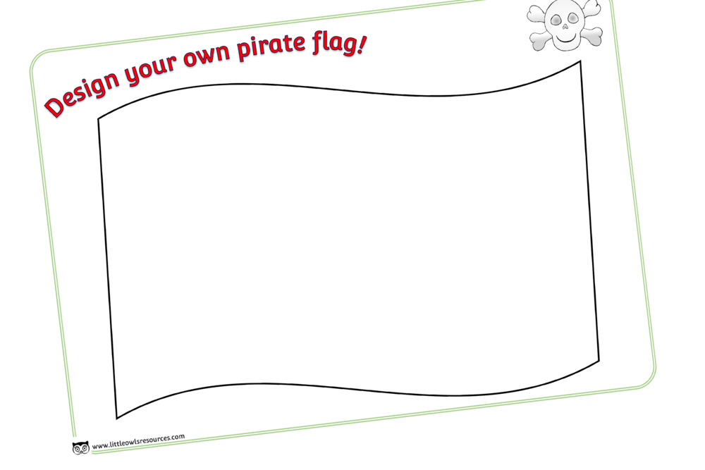 Detail Pirate Flag Printable Template Nomer 27