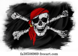 Detail Pirate Flag Printable Template Nomer 30