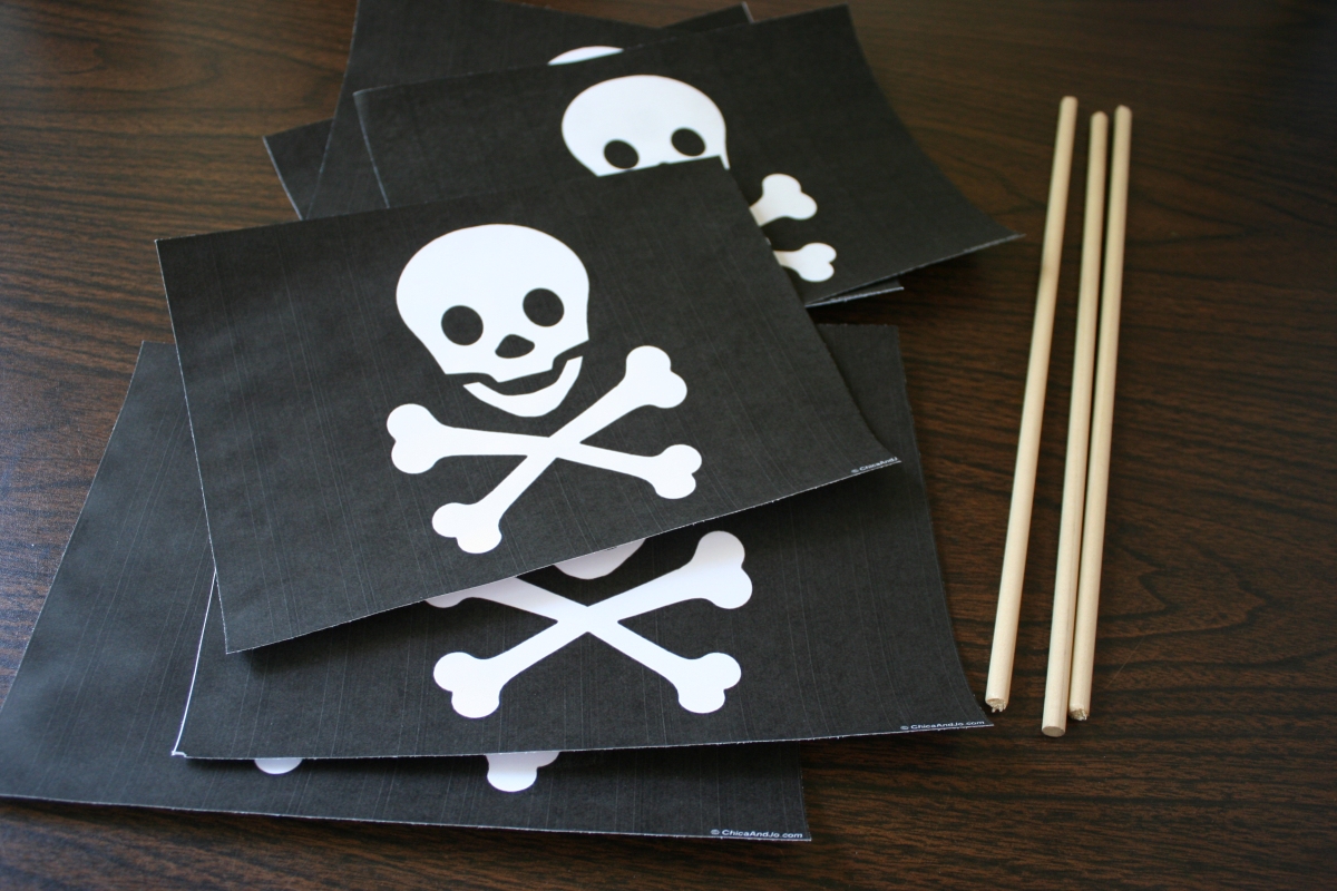 Detail Pirate Flag Printable Template Nomer 34