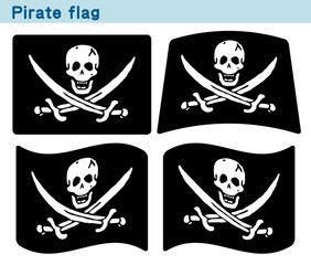 Detail Pirate Flag Printable Template Nomer 35