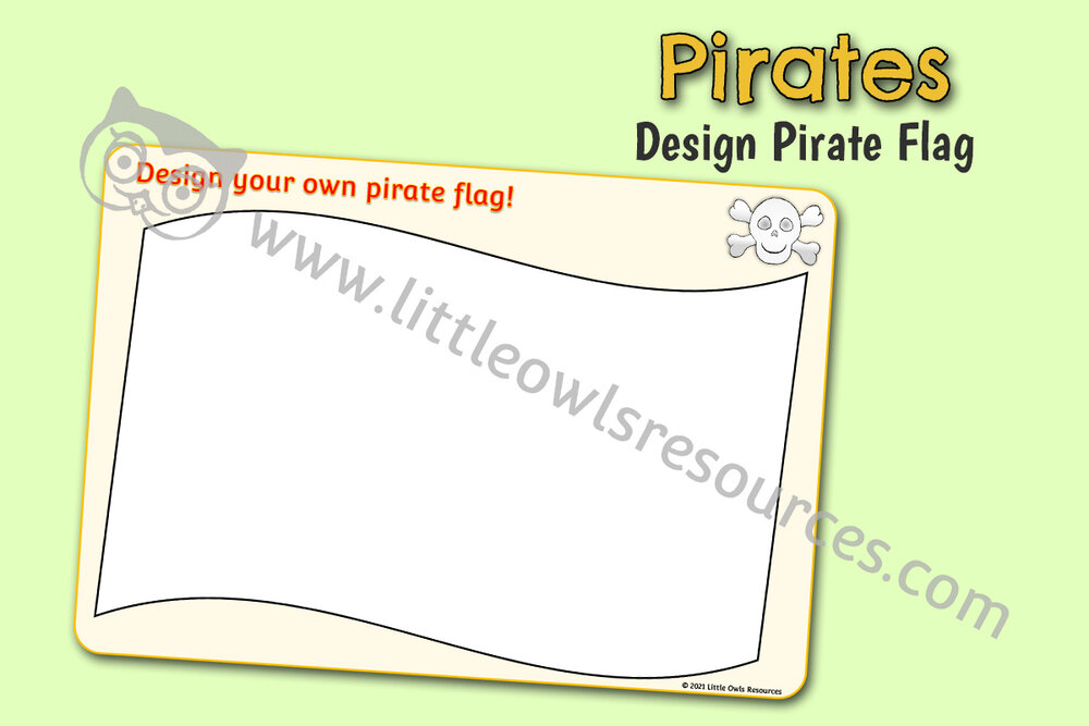 Detail Pirate Flag Printable Template Nomer 38