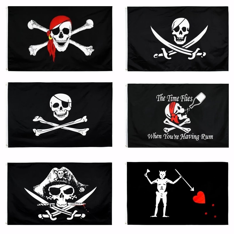 Detail Pirate Flag Printable Template Nomer 39