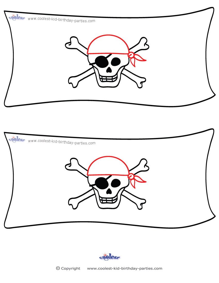 Detail Pirate Flag Printable Template Nomer 8