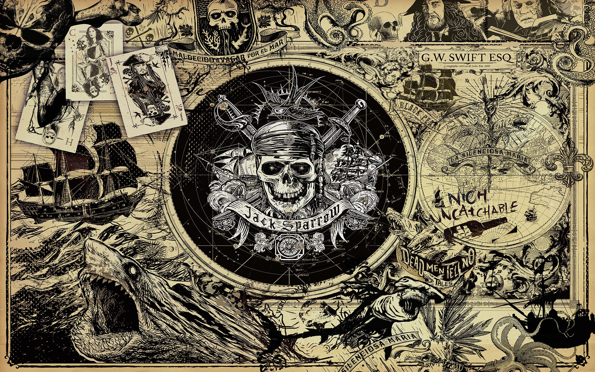 Detail Pirates Of The Caribbean Wallpaper Nomer 23