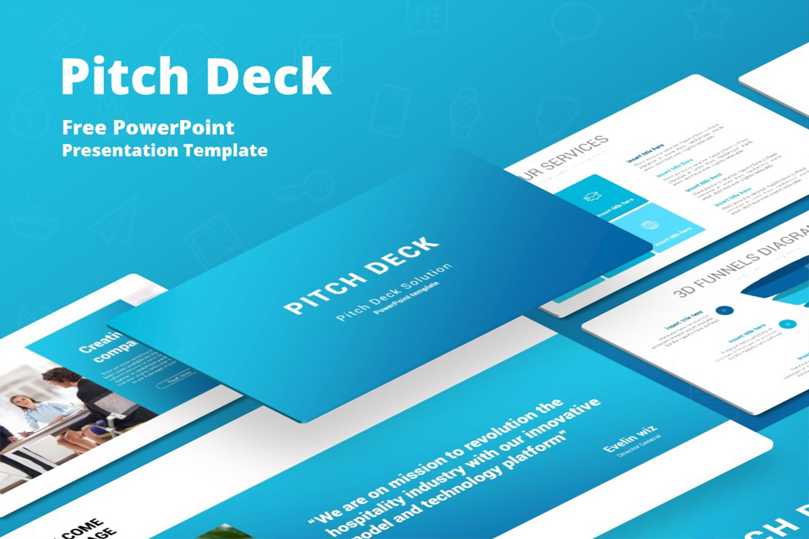 Detail Pitch Deck Ppt Template Free Nomer 11