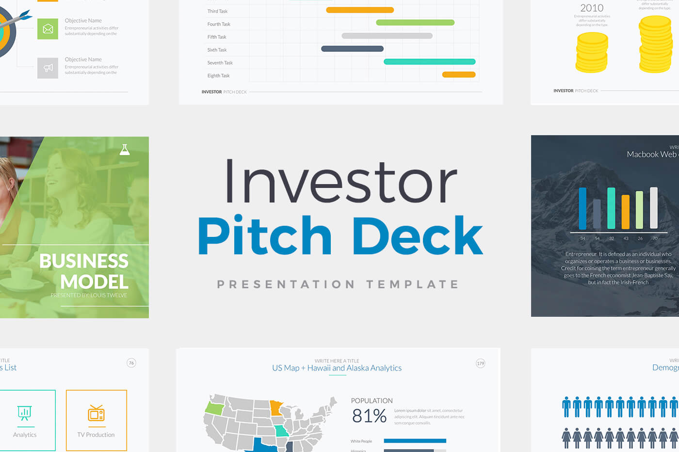 Detail Pitch Deck Ppt Template Free Nomer 14