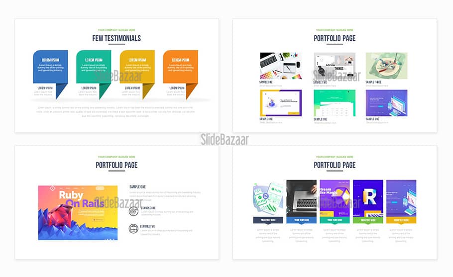 Detail Pitch Deck Ppt Template Free Nomer 15