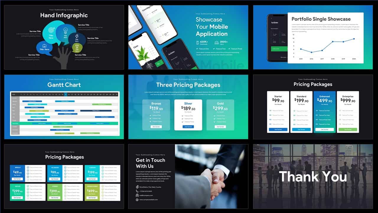 Detail Pitch Deck Ppt Template Free Nomer 28