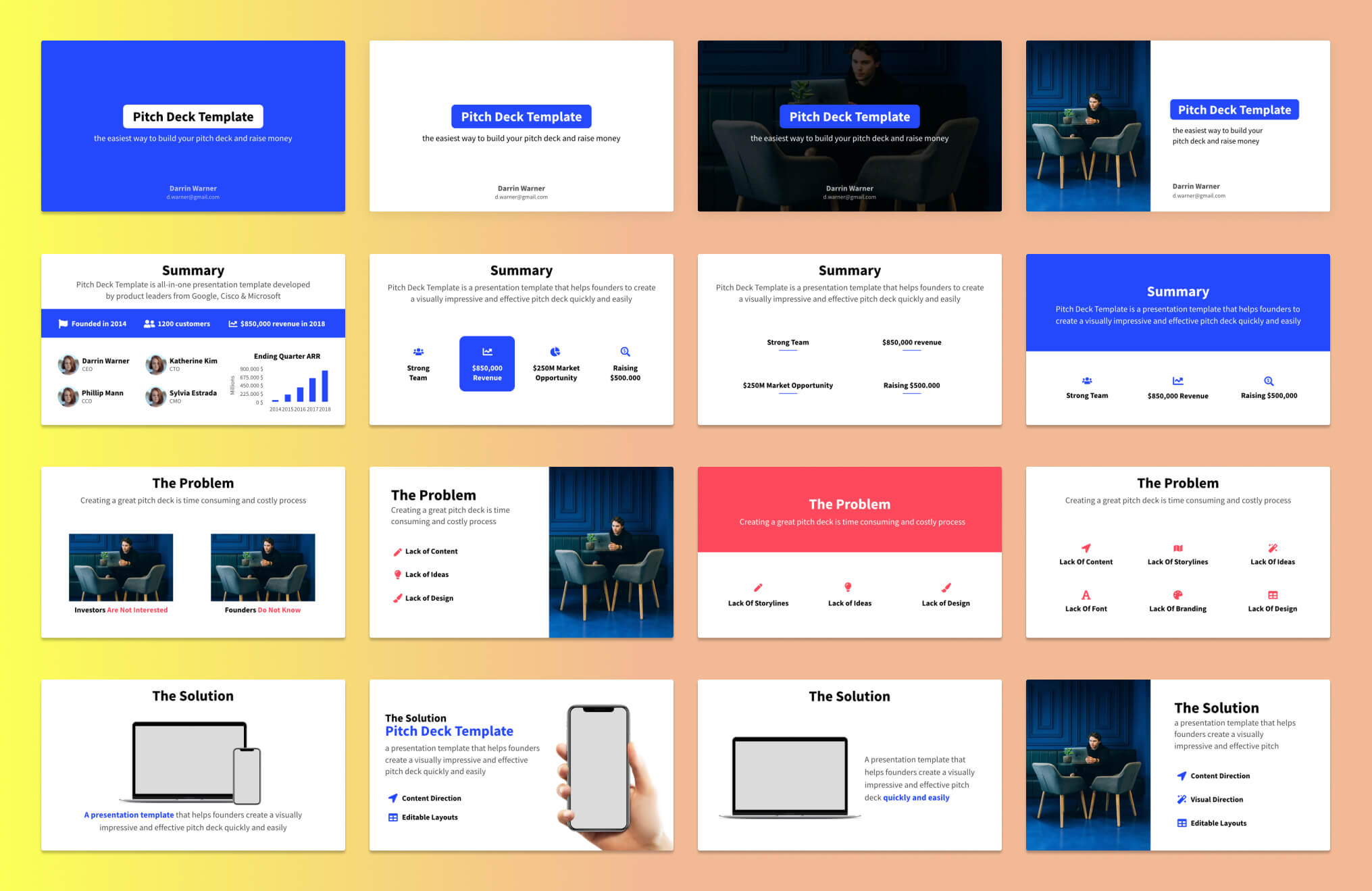 Detail Pitch Deck Template Nomer 7