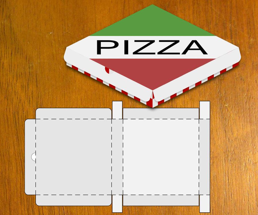 Detail Pizza Box Template Nomer 19