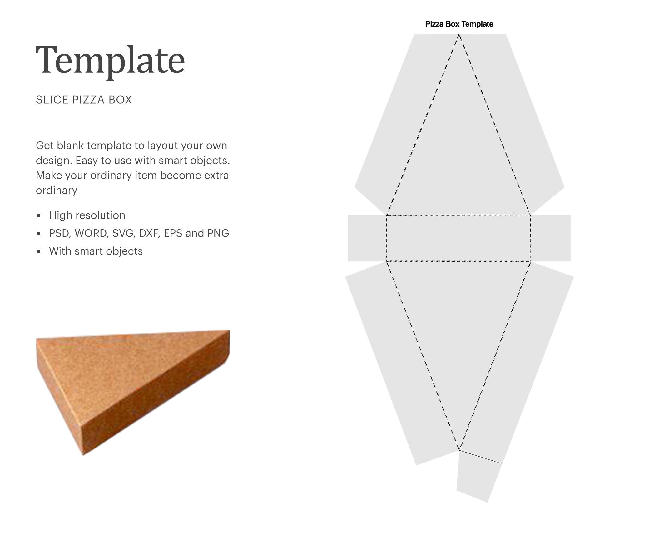 Detail Pizza Box Template Nomer 5