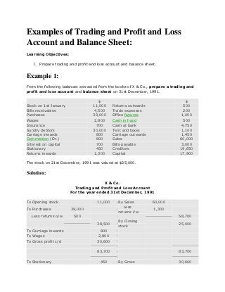 Detail Pl Balance Sheet Template Nomer 20